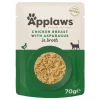 Applaws kattevådmad Kylling og Asparges 70 g (pouch)