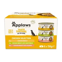 Applaws multipack kylling i bouillon 8x156 gram