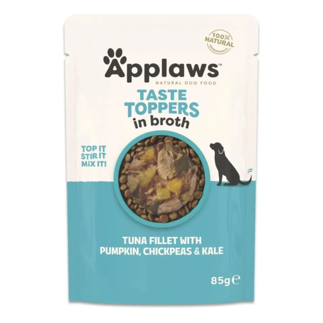 Applaws vådfoder tun og grønt i bouillon 85 g