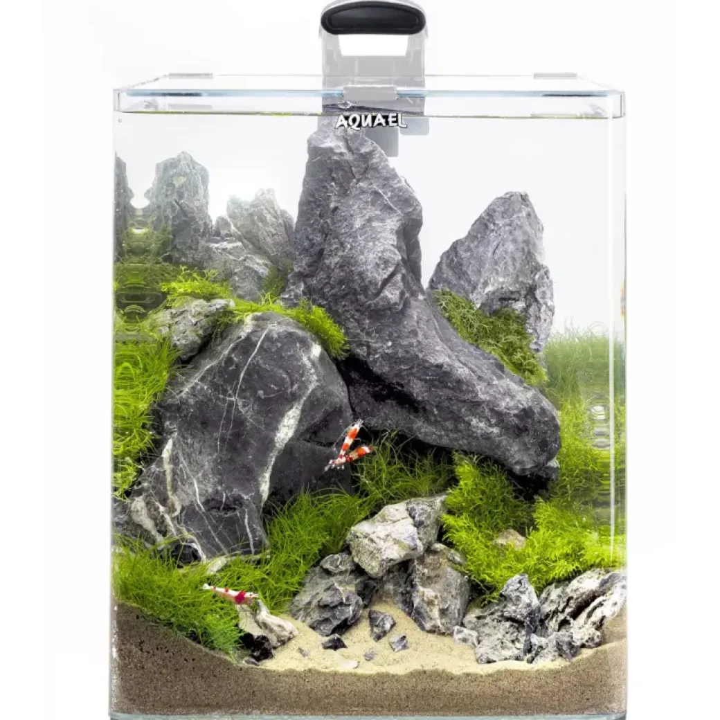 AquaEl Akvarie Opti Bent Hvid 30 Liter