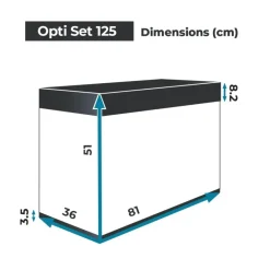 AquaEl Optiset 125 Sort