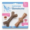 Benebone Puppy 2-Pack Maplestick/Zaggler - hvalpe tyggeben