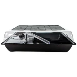 Big Alex hamsterbur Sort 78 x 48 x 26,5 cm - rummeligt hjem til din hamster