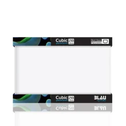Blau CUBIC Panorama akvarium Nano Akvarium 28 L Optiwhite glas (40x25x28)