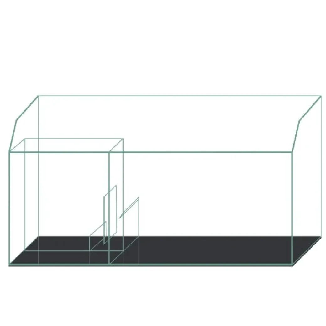Blau Gran Cubic Super Reef 122 White 366 liters Saltvandsakvarium