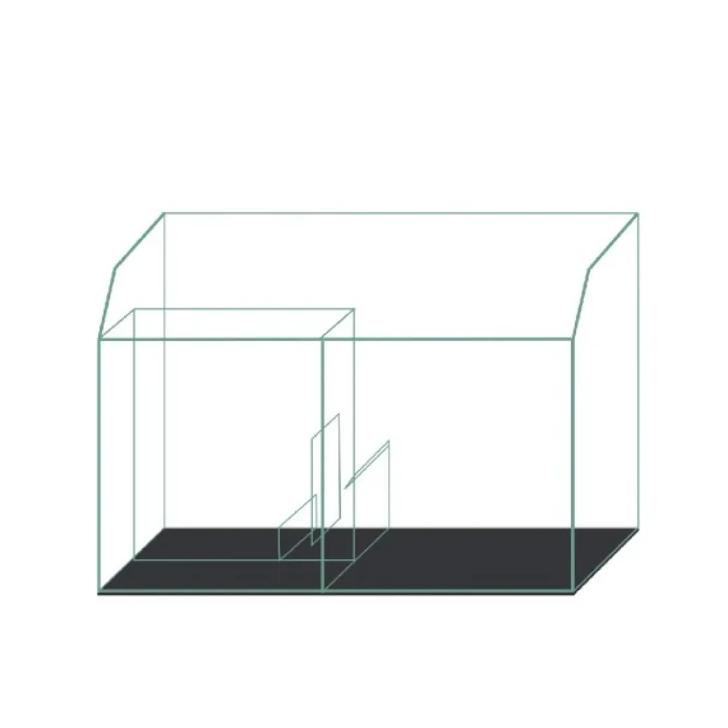 Blau Gran Cubic Super Reef 92 White 276 liters Saltvandsakvarium