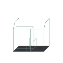 Blau SET Marine Gran Cubic Experience Black 217 Liter Saltvandsakvarium