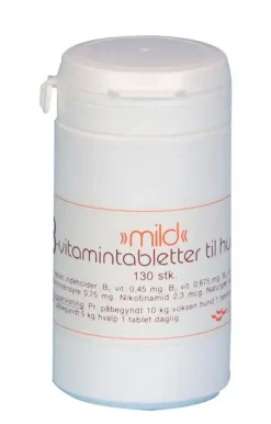B vitaminer til hund 130 tabletter - Sund pels og energi
