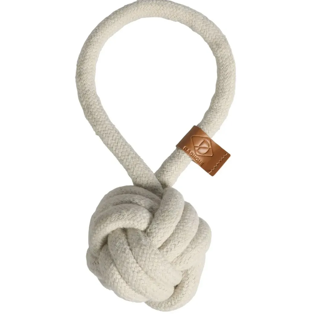 D&D Home Harper Ball L 27 cm Natur Knudereb 15 mm - hundelegetøj