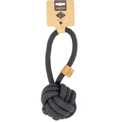 D&D Home Harper XS 18,5 cm Sort Knudereb 10 mm - hundelegetøj