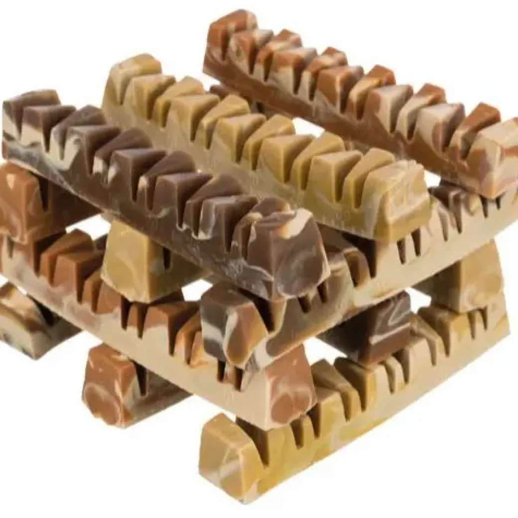 Denta Fun Veggie Tyggeben 22 cm (vegetabilsk) - stort vegansk tyggeben til hunde