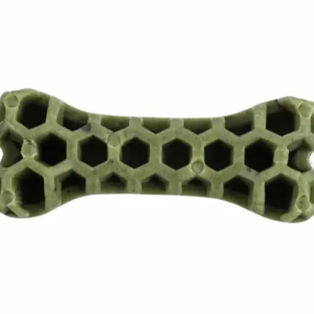 Denta Fun Veggie Tyggeknogle med tang 8,5 cm (vegetabilsk) - 100 % vegansk hundesnack