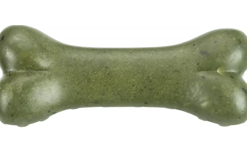 Denta Fun Veggie Tyggeknogle med tang 8,5 cm (vegetabilsk) - 100 % vegansk hundesnack