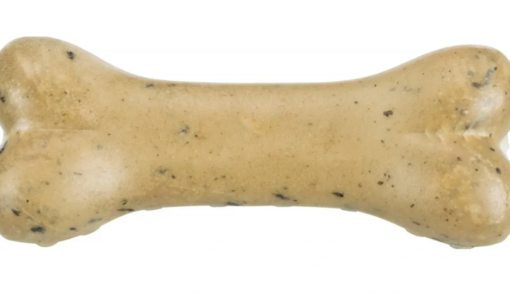 Denta Fun Veggie Tyggeknogle med tang 12 cm (vegetabilsk) - sunde kornfri hundesnacks