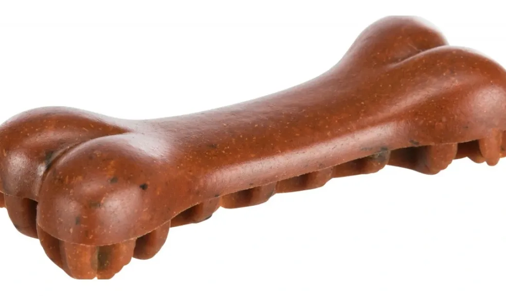 Denta Fun Veggie Tyggeknogle med tang 12 cm (vegetabilsk) - sunde kornfri hundesnacks