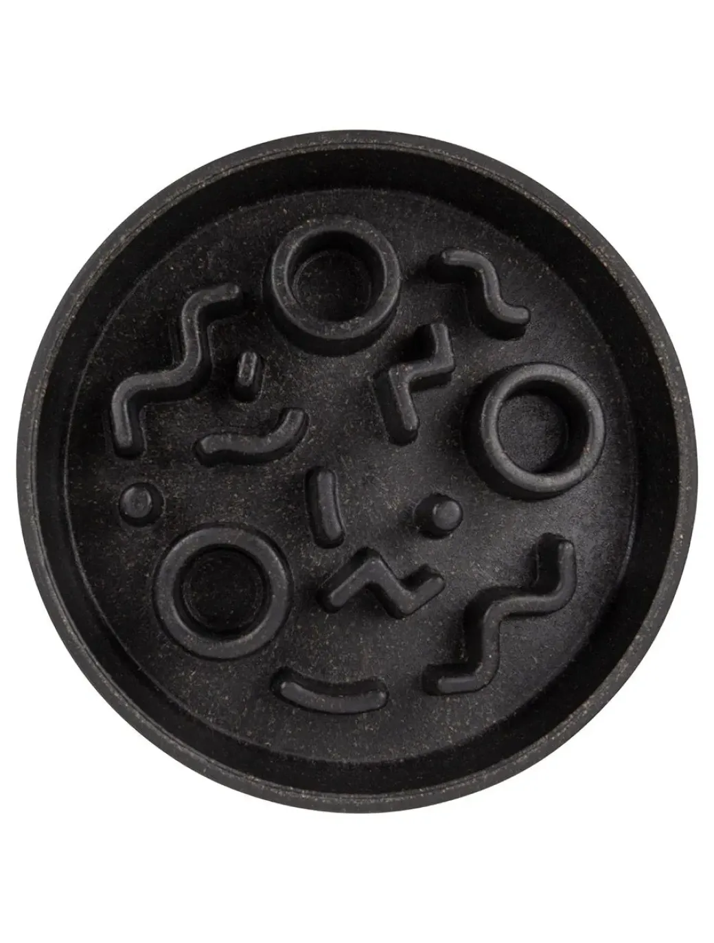 District 70 Bambus Katte foderskål Slow Feeder Dark grey