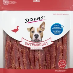 Dokas Andebryststrimler 900 g - stor pakke hundesnacks