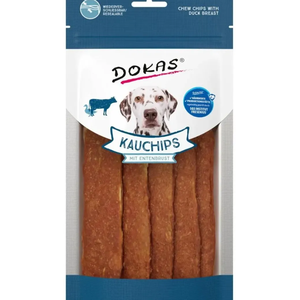 Dokas Tyggechips med andebryst 175 g - sunde tyggevenner