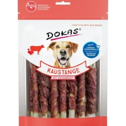 Dokas Tyggepind med andebryst 200 g - lækre hundesnacks