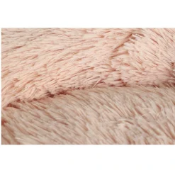 Donut Cozy Hundeseng Laksefarvet 50 cm - blød seng til små hunde