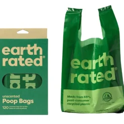 Earth Rated Øko hømhømposer med håndtag 120 stk
