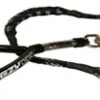 EzyDog Mongrel line Firm Grip sort 30 cm - kort og stærk hundesnor