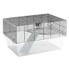Ferplast Glassy 80 hamsterbur i sort