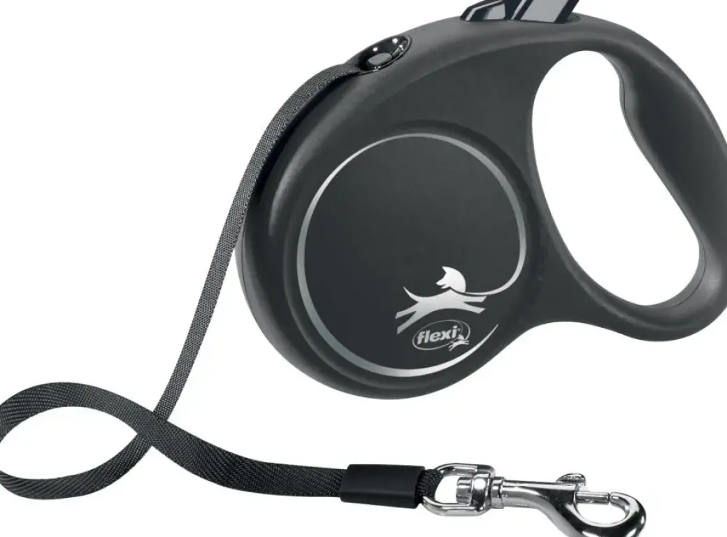 Flexi Black Design bånd L 5 meter 50 kg sort