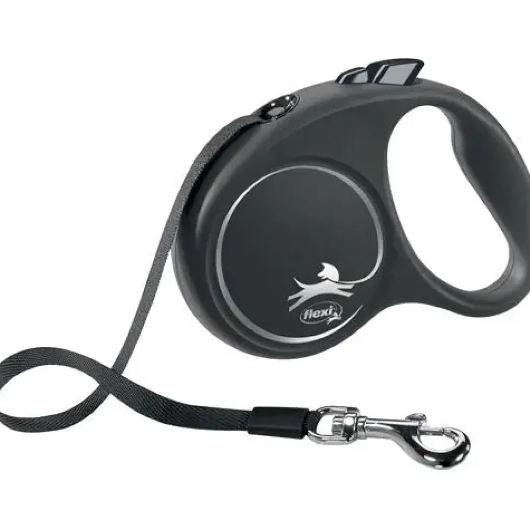 Flexi Black Design bånd S 5 meter 15 kg sort