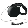 Flexi New Classic XS Hundeline Sort 3 m - maks 8 kg