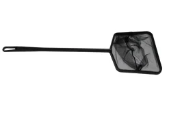 Flydende fiskenet medium 12 cm med plastkant