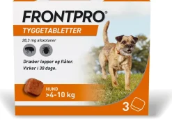 FRONTPRO 28,3 mg tyggetabletter 4-10 kg