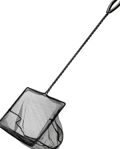 Hagen Fiskenet grovmasket 20 cm Sort