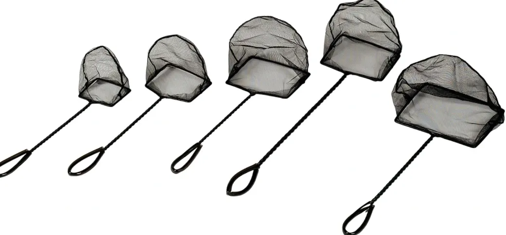 Hagen Fiskenet grovmasket 15 cm Sort