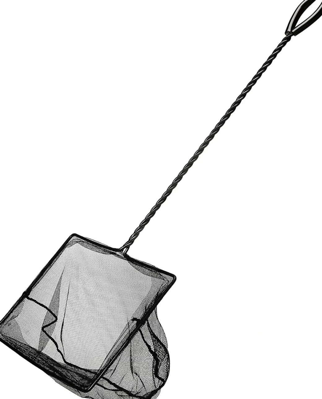 Hagen Fiskenet grovmasket 10 cm Sort