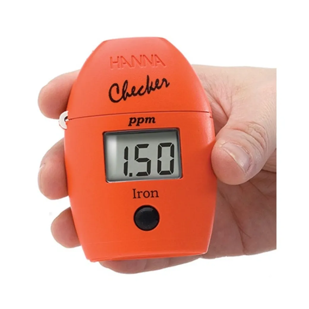 Hanna Checker HC HI721 til Jern (Fe) niveauer i ferskvand (0,00 til 5,00 mg/l)