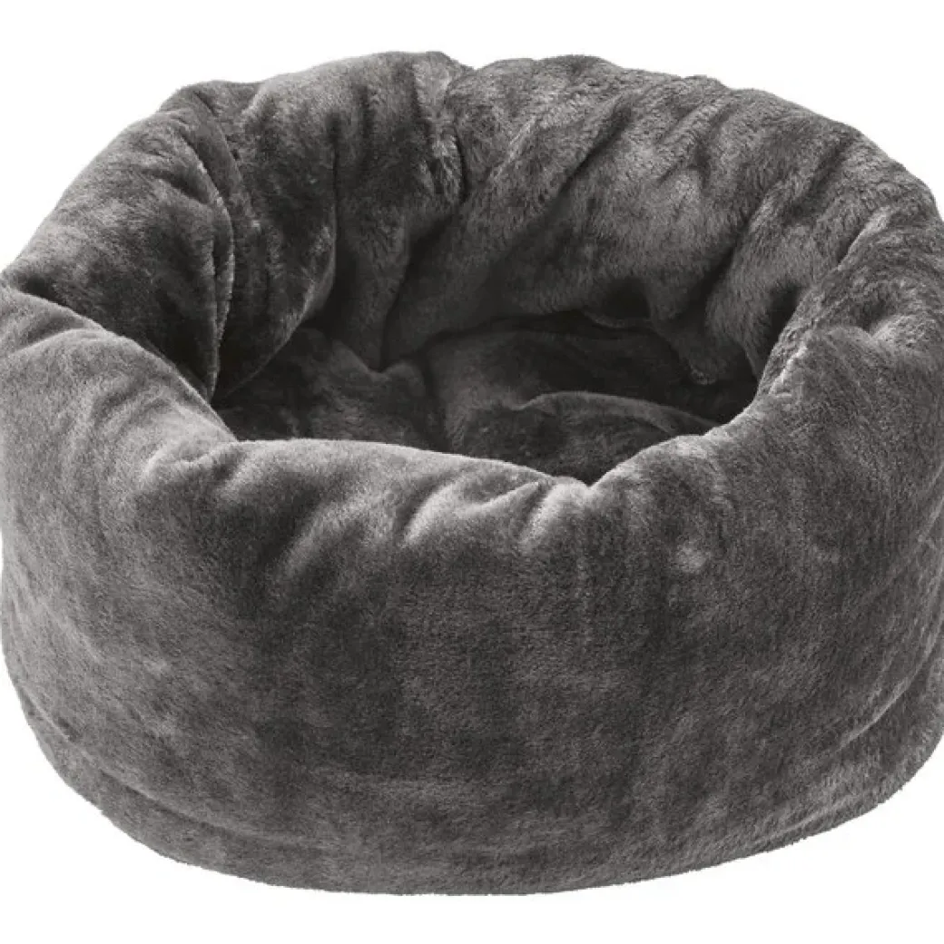 Hunde- og katteseng Livingston Ø 45 cm Grå
