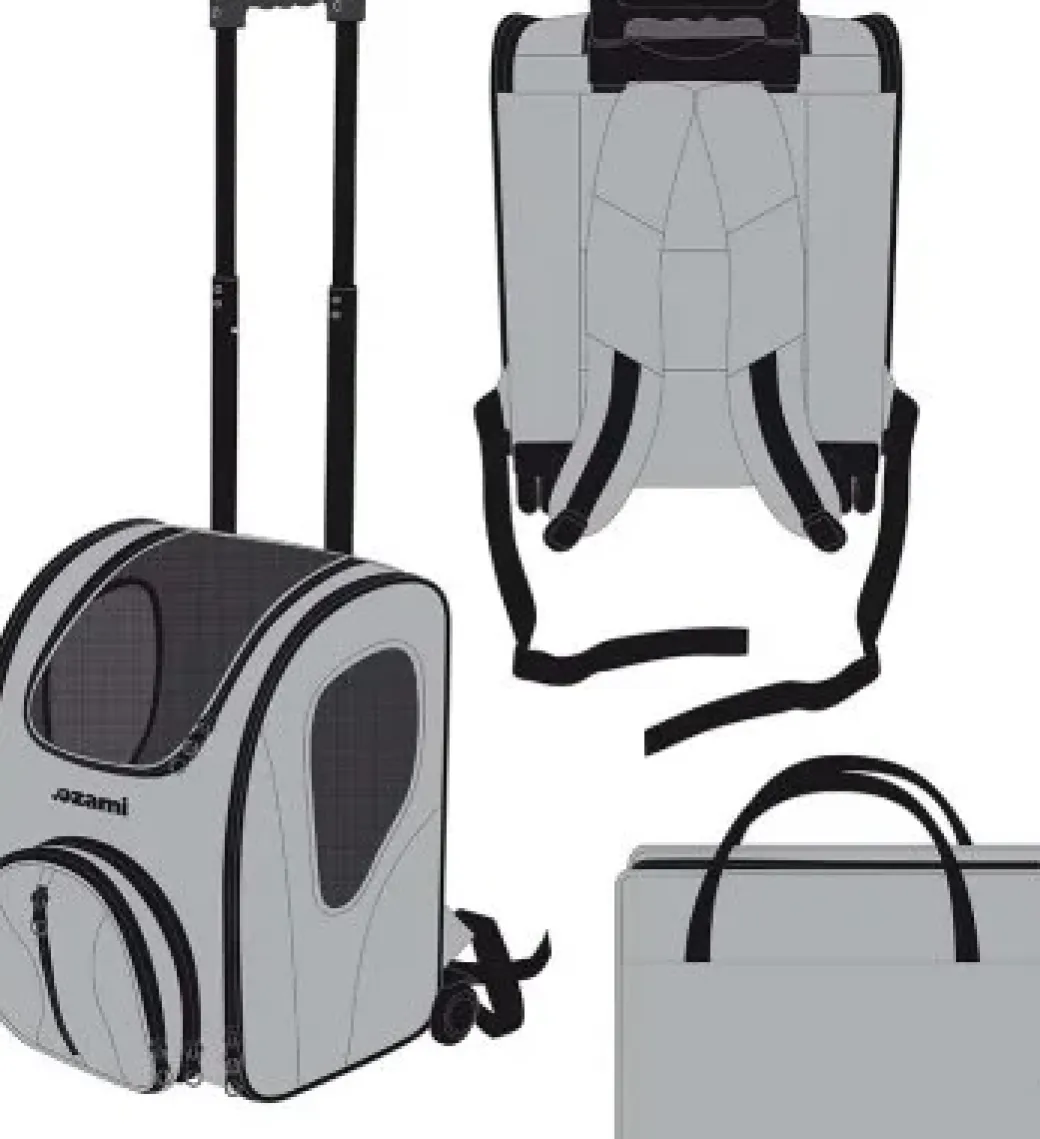 Hundetaske Trolley Small 34.5x31.5x45 cm (Ozami)