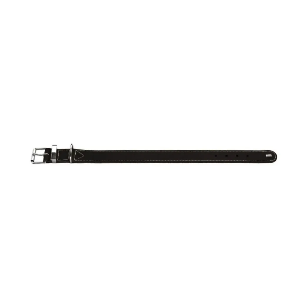 Hunter Aalborg Special Hundehalsbånd Sort 35 - 24-30 cm