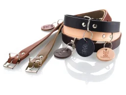 Hunter Aalborg Sport Mørkebrun 42 hundehalsbånd - 32-38 cm