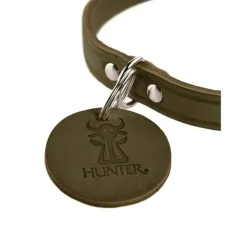 Hunter Aalborg Sport Oliven 47 hundehalsbånd - 37-43 cm