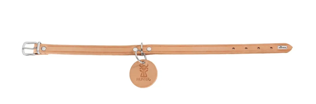 Hunter Aalborg Sport Tan 32 hundehalsbånd - 24-29 cm