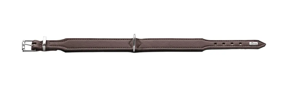 Hunter Basic halsbånd str.32 Brun - 24,0-28,5 cm