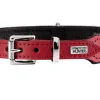 Hunter Basic halsbånd str.37 Rød - 30,0-34,5 cm