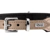 Hunter Basic halsbånd str.32 Stone - 24,0-28,5 cm