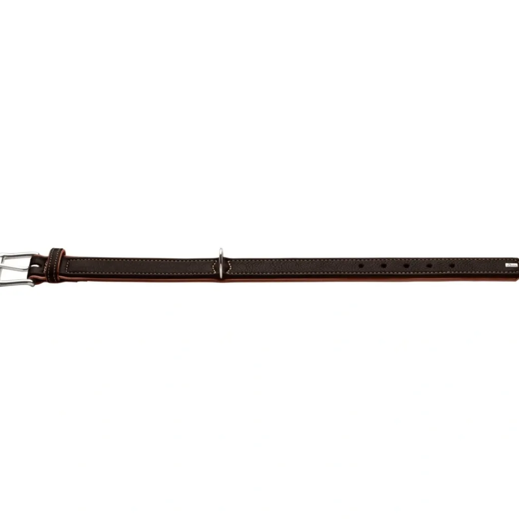 Hunter Canadian UP Hundehalsbånd Small 45 Cognac/Sort - 33-39 cm