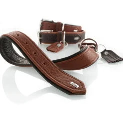 Hunter Cody 65 Cognac Mørkebrun hundehalsbånd - 50-56 cm