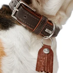 Hunter Cody 40 Mørkebrun Cognac hundehalsbånd - 29-35 cm