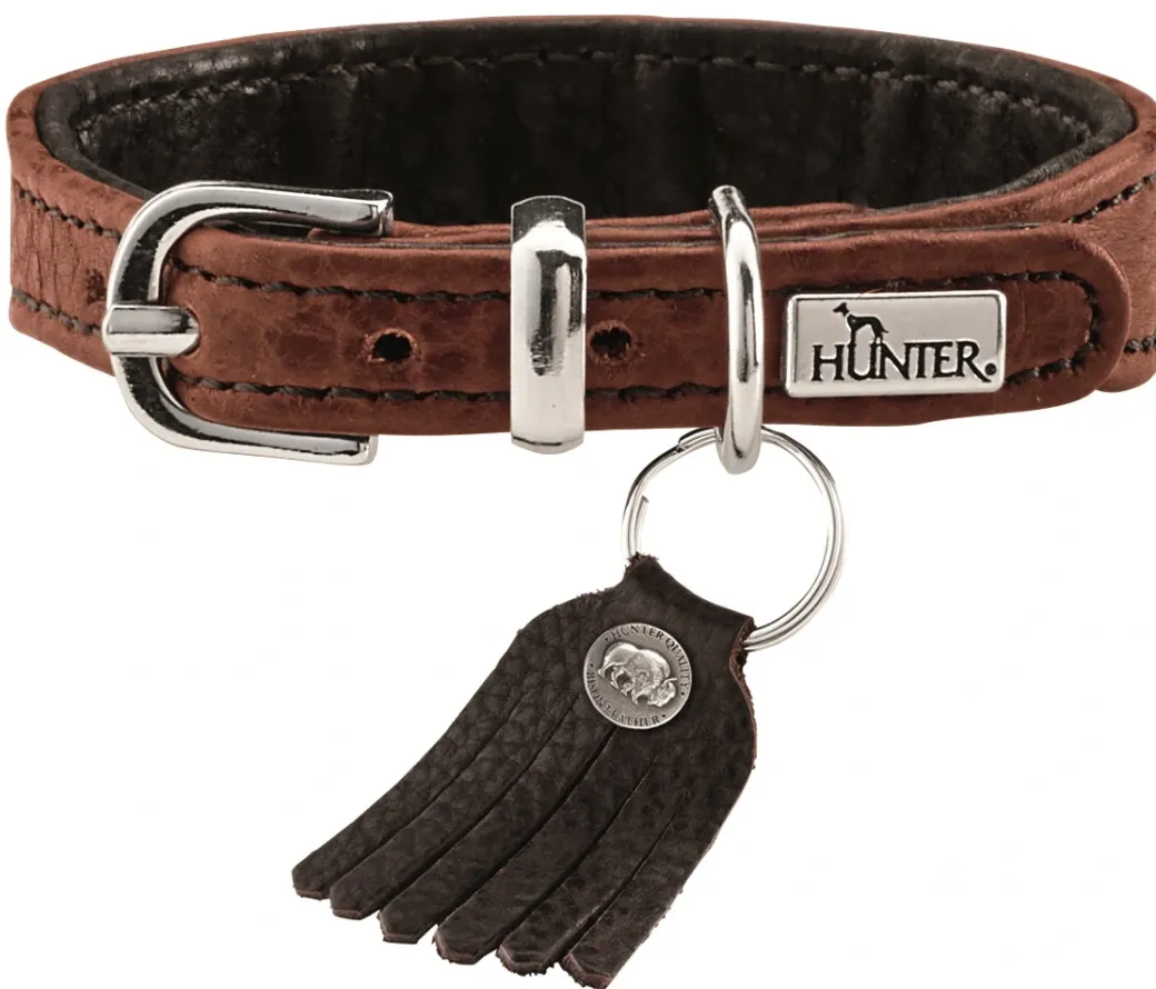 Hunter Cody Petit 27 Cognac Mørkebrun hundehalsbånd