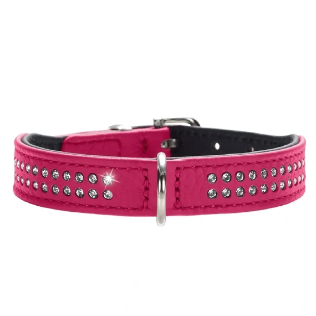 Hunter Diamond petit halsbånd str.32 Pink - 24-28 cm